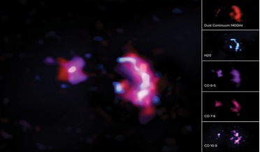 Atacama Large Millimeter/submillimeter Array (ALMA), carbon dioxide, epoch of Reionisation, SPT0311-58, water