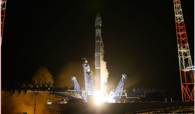 Photo of a Soyuz 2-1v launch from the Plesetsk Cosmodrome. Image: Russian Ministry of Defense