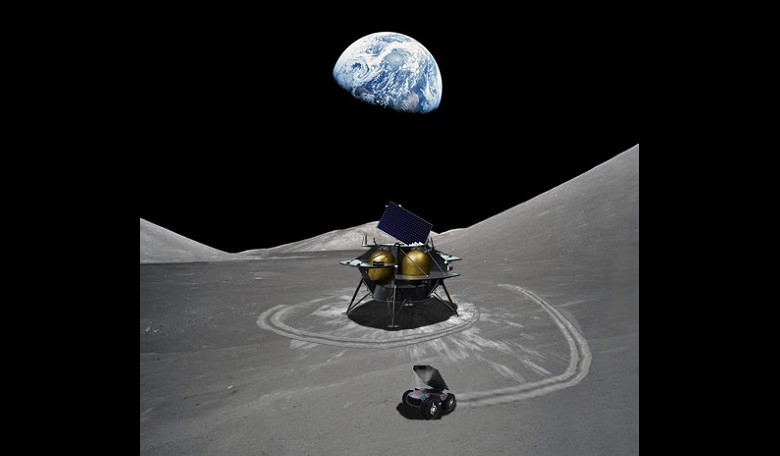 CubeRover on the moon. Image: Astrobotic