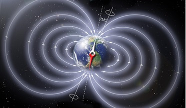 British Geological Survey, ESA's Swarm mission, Magnetic north pole, US National Oceanic and Atmospheric Administration, World Magnetic Model