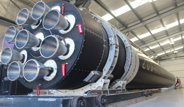 Rocket Lab's Electron Rocket. Recent additional performance improvements from its Rutherford engines now means that the rocket will be capable of interplanetary missions. Image: Rocket lab