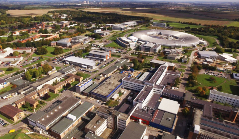 Ariel view of Harwell Space Cluster, UK