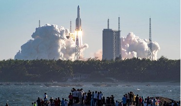 China Space Station, Ivory Coast, Long March 5B, space debris, Tiangong-1