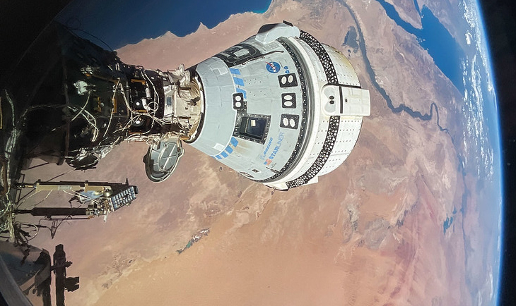 Starliner docked to the ISS. Credit: NASA