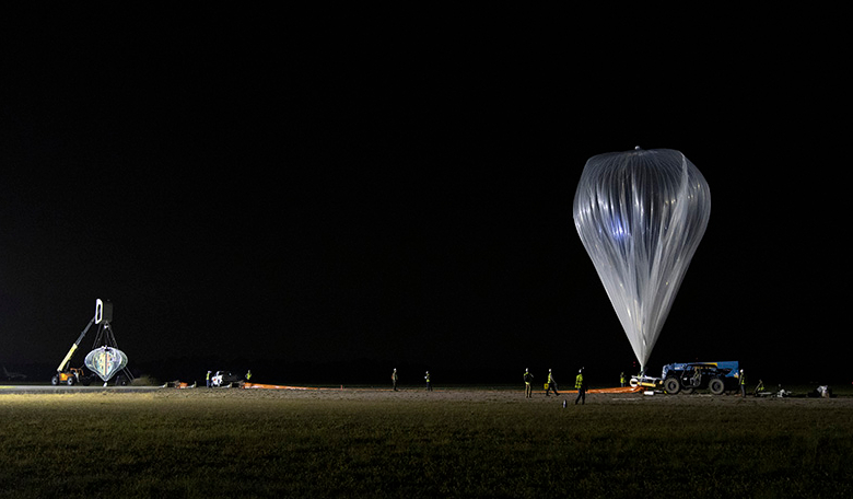 Neptune One getting ready to launch. Image: Space Perspective