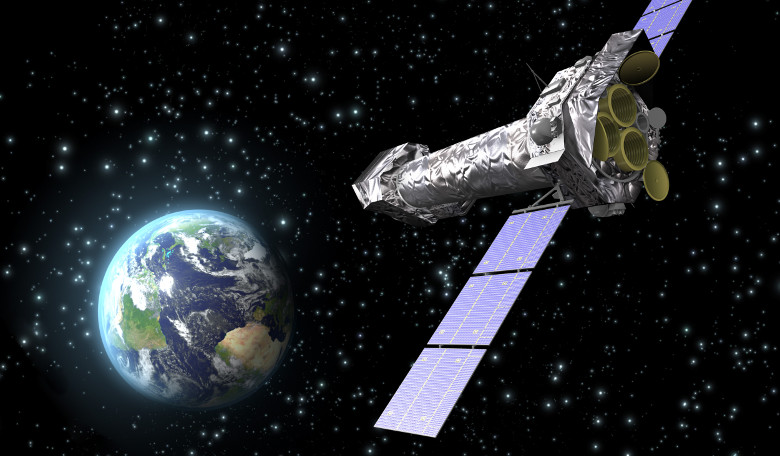 Artists impression of a satellite in space. Image: tes.com