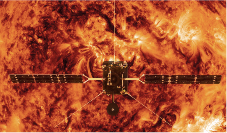 ESA's Solar Orbiter mission will face the Sun from within the orbit of Mercury at its closest approach. Image: ESA