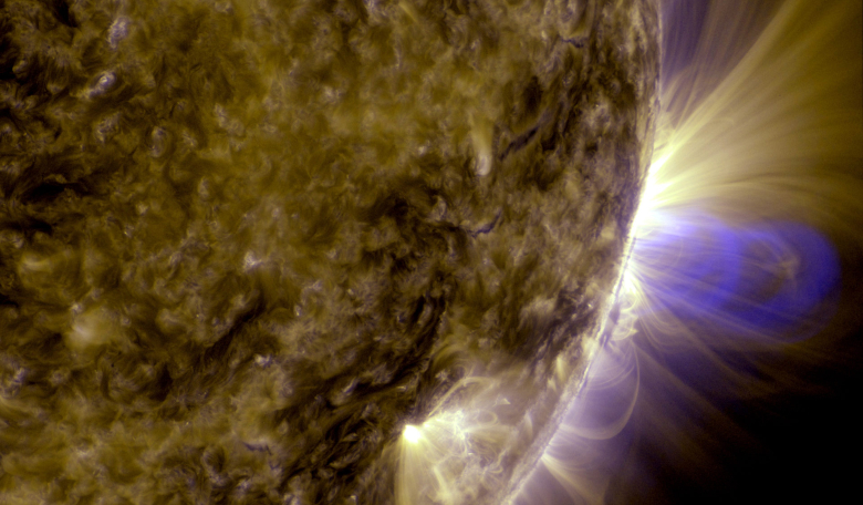 An image of magnetic loops on the sun taken by the Solar Dynamics Observatory (SDO). Image: NASA