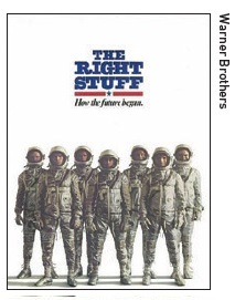 Films like The Right Stuff (Warner Brothers, 1983)