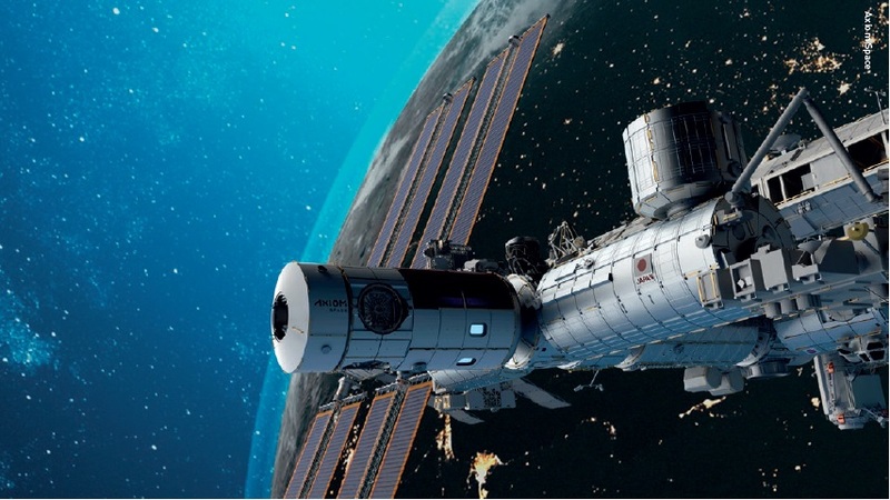 Artist’s impression of the multi-module Axiom Station.