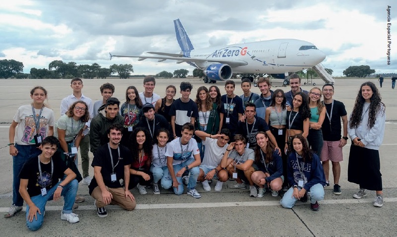 The first of a series of parabolic flights from Portugal took off in September