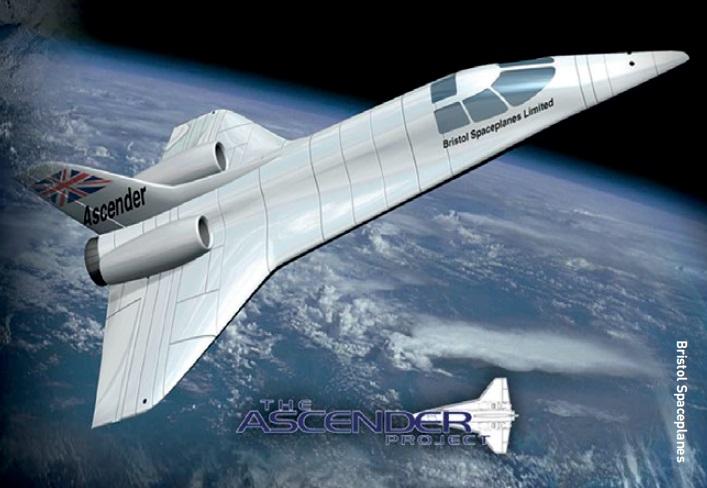 The ‘Ascender’ two-seat suborbital spaceplane is intended to serve as a lead-in to Spacecab.