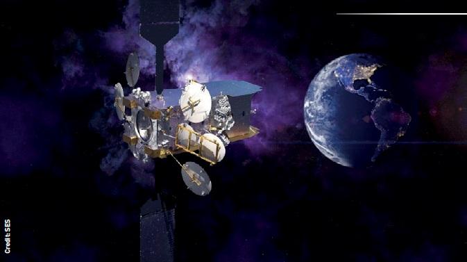 Artist’s impression of the SES-17 High-Throughput Satellite, launched in October 2021.