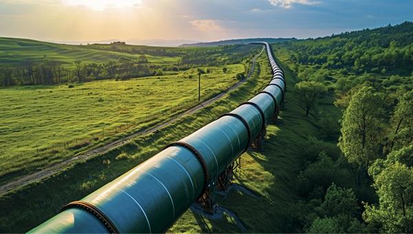 There are 500,000 miles of natural gas gathering pipelines in the US.