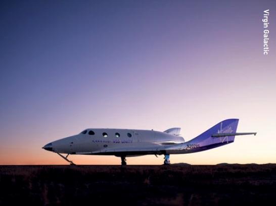 VSS Unity at Spaceport America.