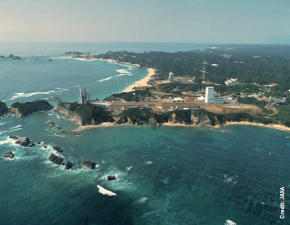 Surrounded by sea, sand and green hills, Japan’s Tanegashima Space Center has a disadvantage compared to facilities nearer the equator