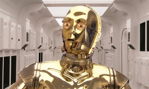 Robot C3PO from the film Star Wars